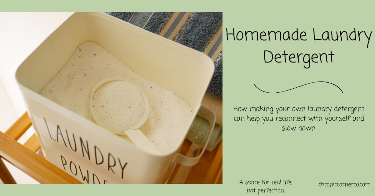 Homemade Laundry Detergent